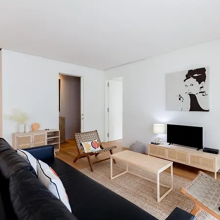 Flh Amoreiras Wood Design Flat Lägenhet